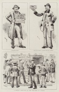 A Sunday Bird-Fair at the East-End of London by William Douglas Almond